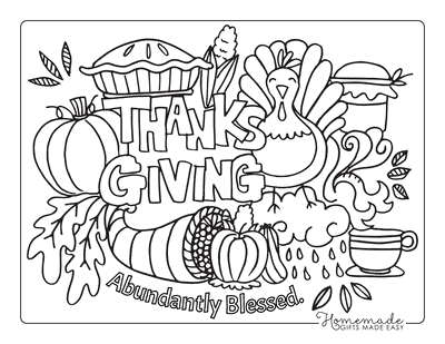 free thanksgiving pictures to color