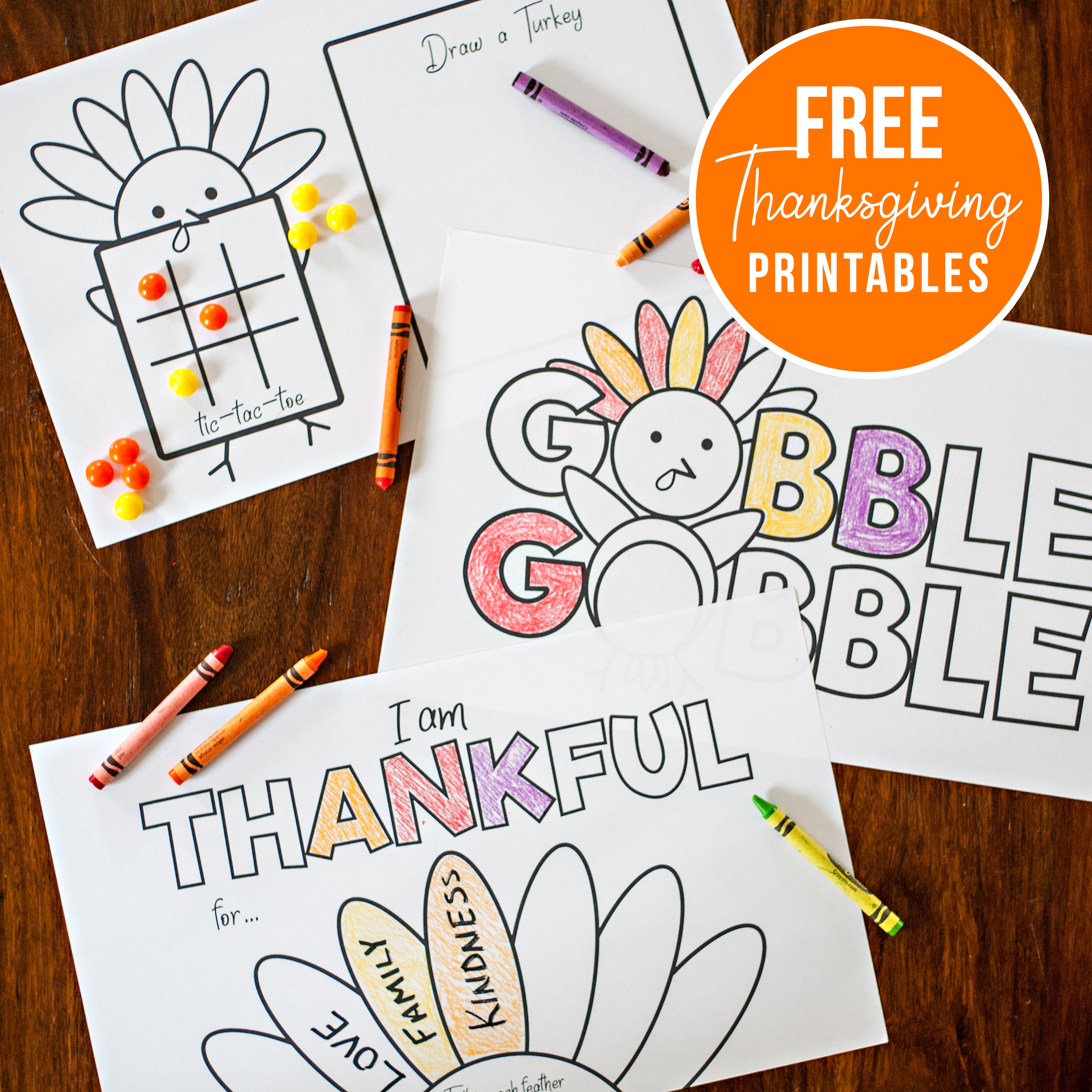 free thanksgiving printables | pretty plain janes