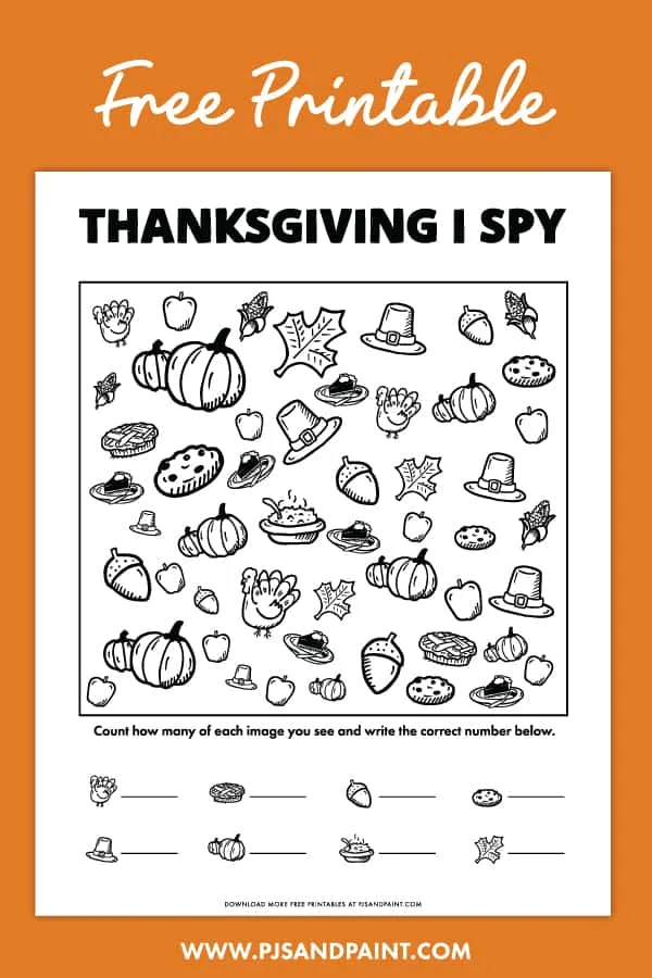 free thanksgiving printables