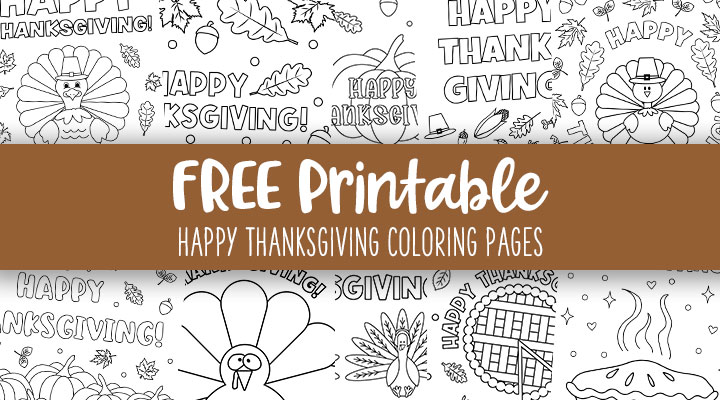 Thanksgiving Coloring Pages - 100s of FREE Pages | Printabulls