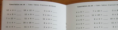 Times Tables - Free Printable Mental Maths Worksheets for Children ...