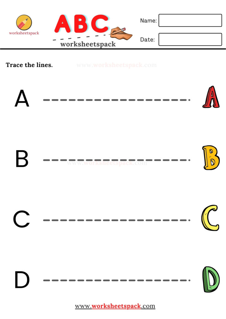 free toddler worksheet