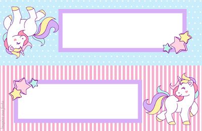 free unicorn printable labels