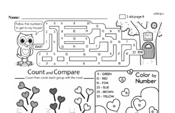 Kindergarten Valentines Day Activities Worksheet Printable ...