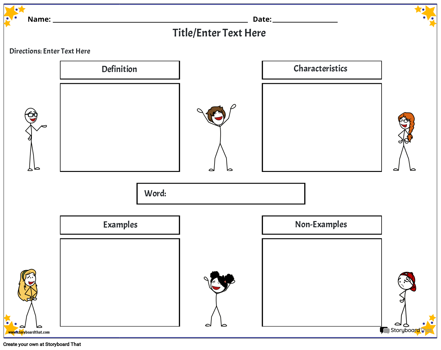free vocabulary worksheet