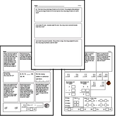 Word Problems Worksheets - Free Printable Math PDFs | edHelper.com