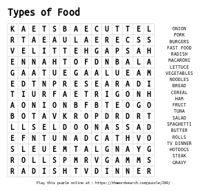 free word search worksheet