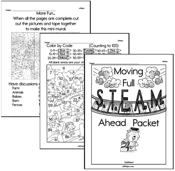 Daily Free Learning Workbooks for Teachers to Share with Parents ...