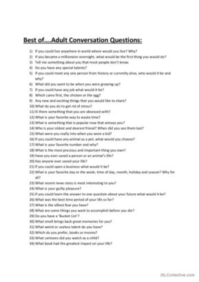 free worksheet for adults