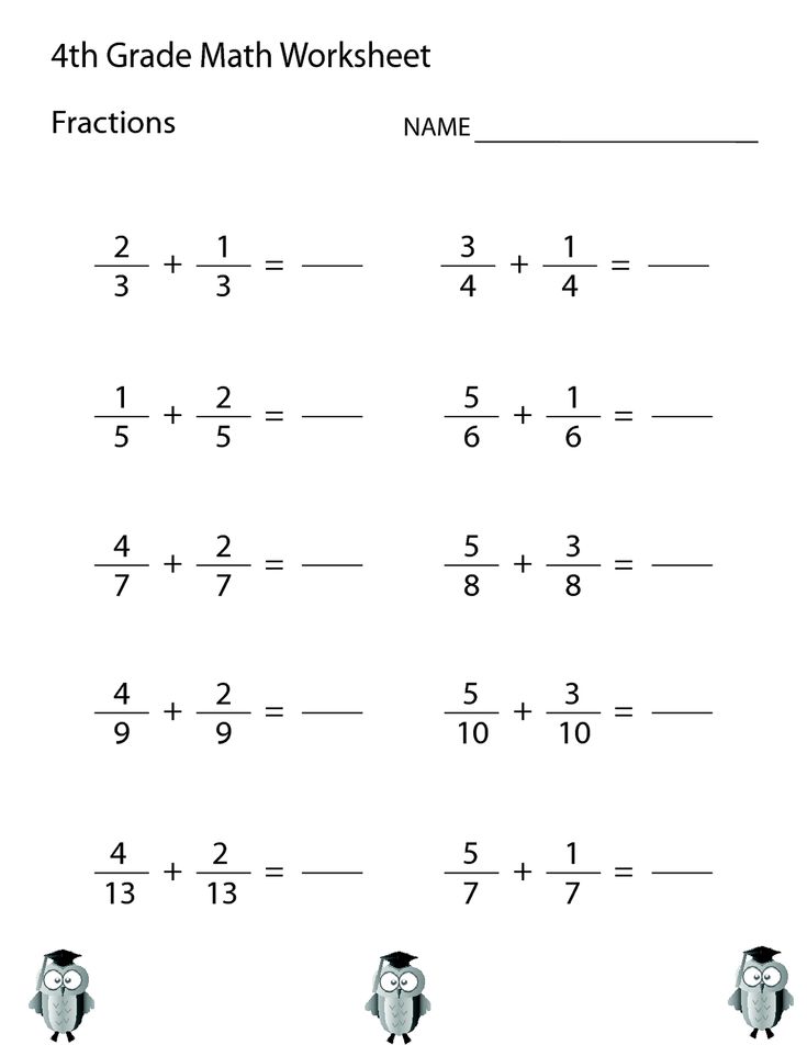 free worksheet for fourth grade