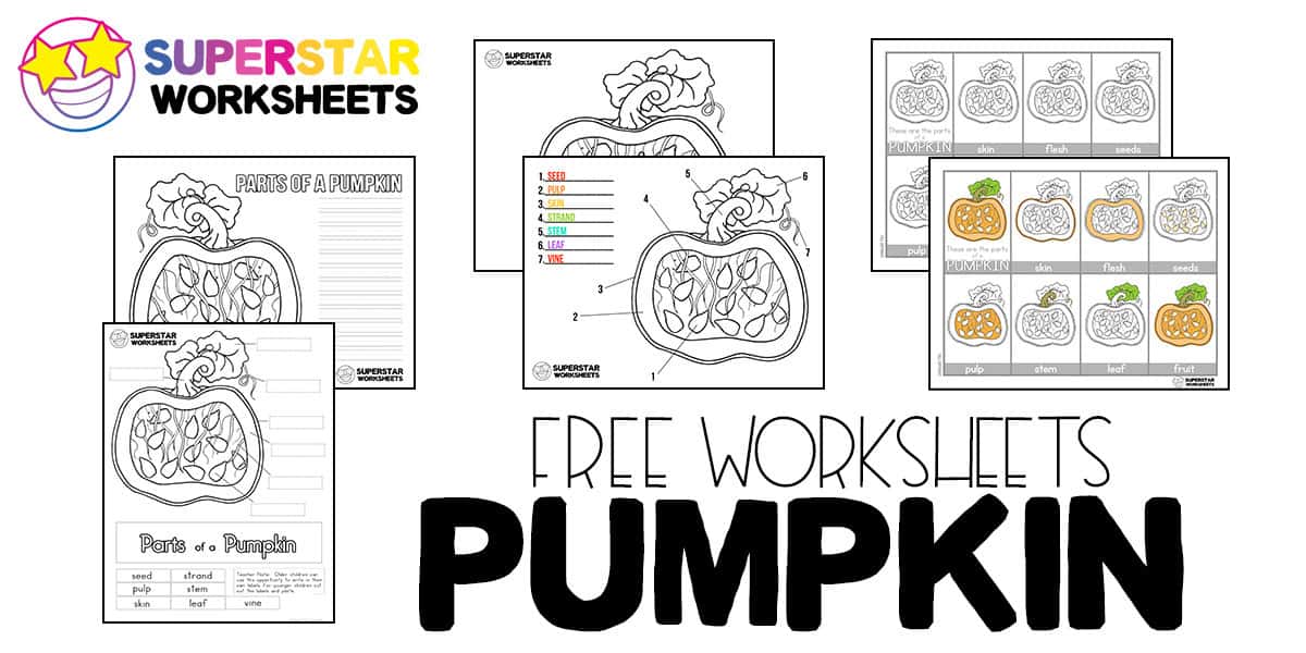 free worksheet for preschool pumpkin