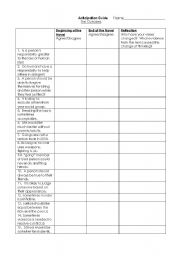 The Outsiders worksheets