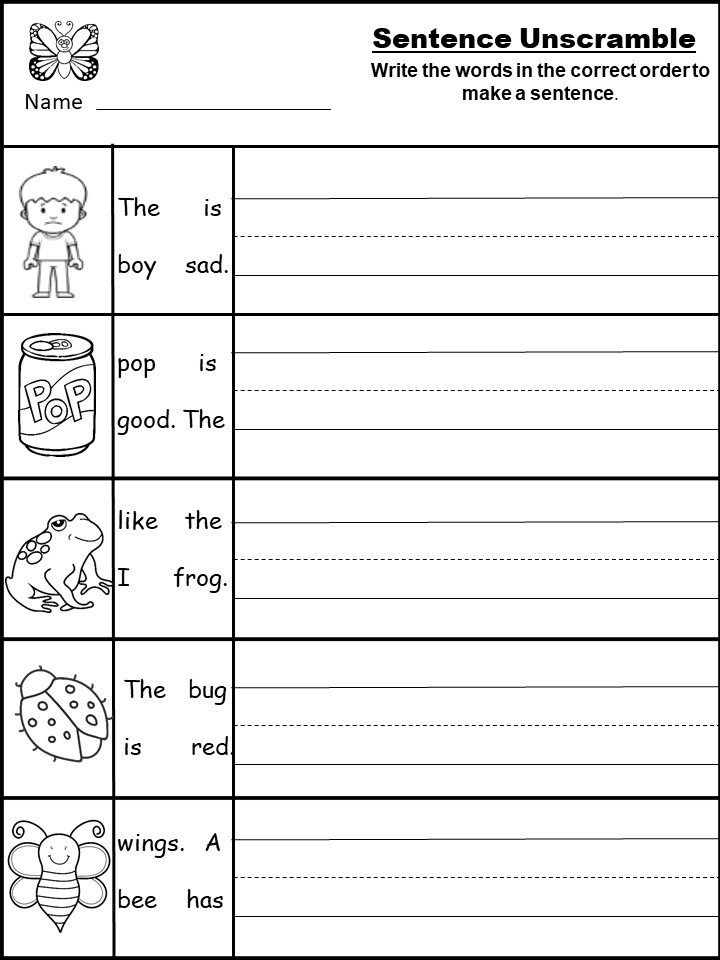 Free Writing Printable (Kindergarten and First Grade ...