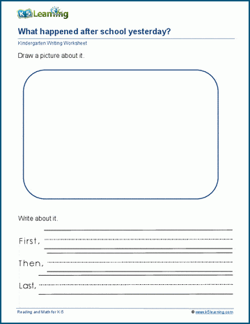 free writing prompts worksheet