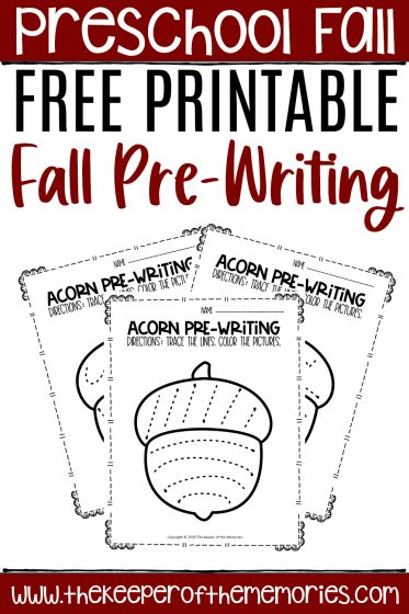 free writing worksheet for preschoolers