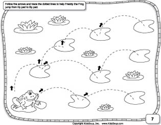 Pre-writing Skills Preschool Worksheet | KidsSoup