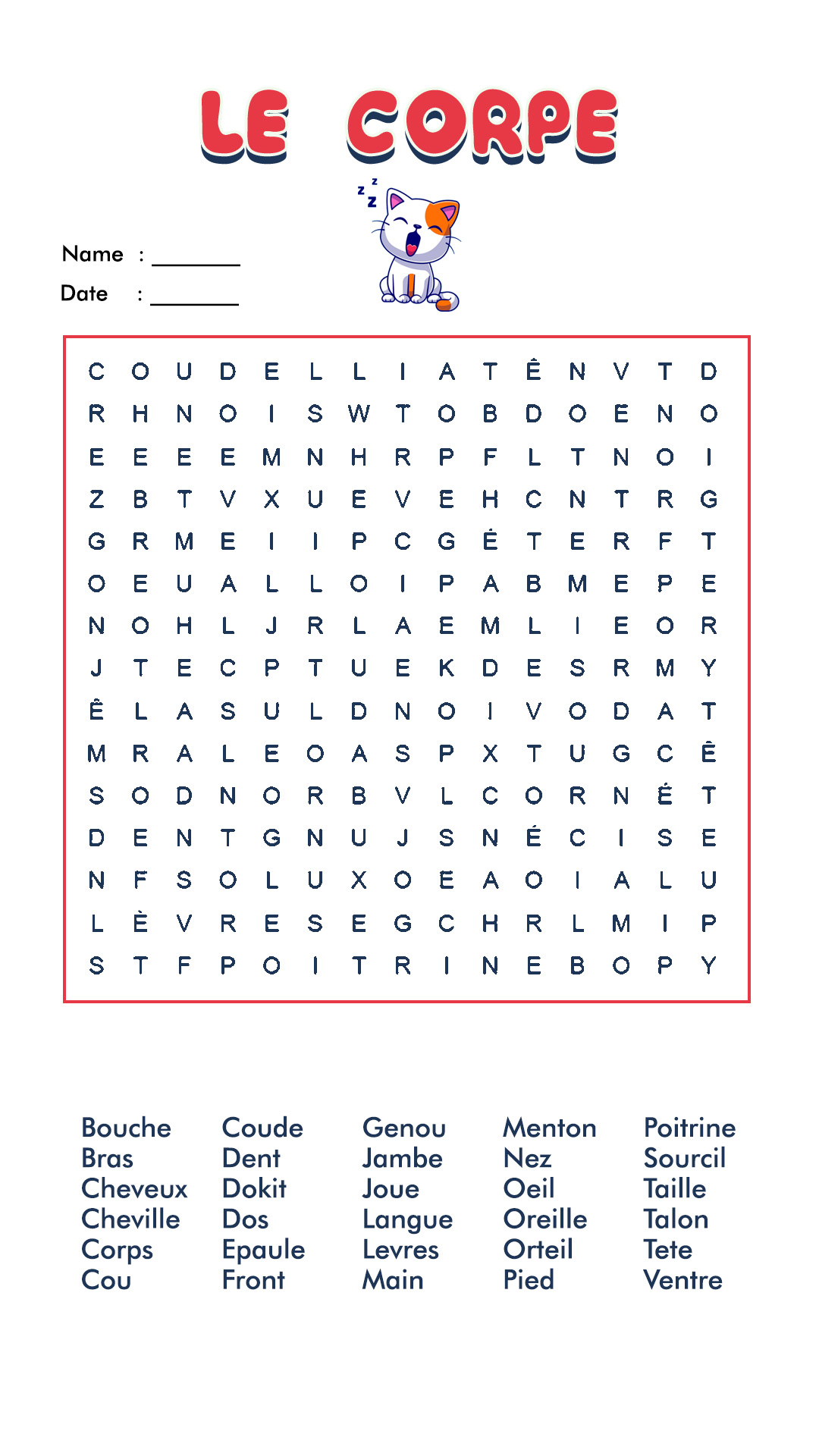 14 Printable Worksheets For French Food - Free PDF at worksheeto.com