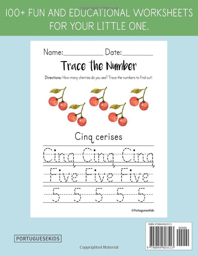 french worksheet for kids