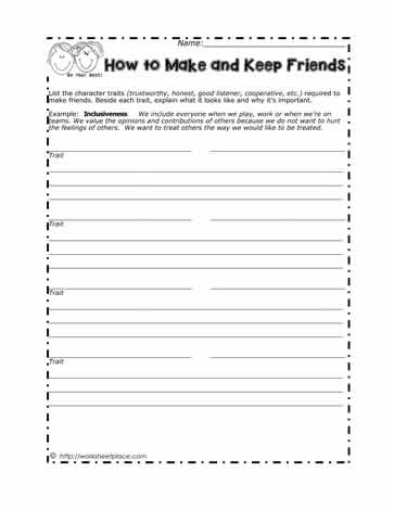 How to make friends Worksheets
