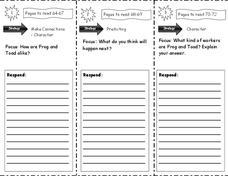 Frog and Toad All Year: comprehension skills Worksheet for 2nd ...