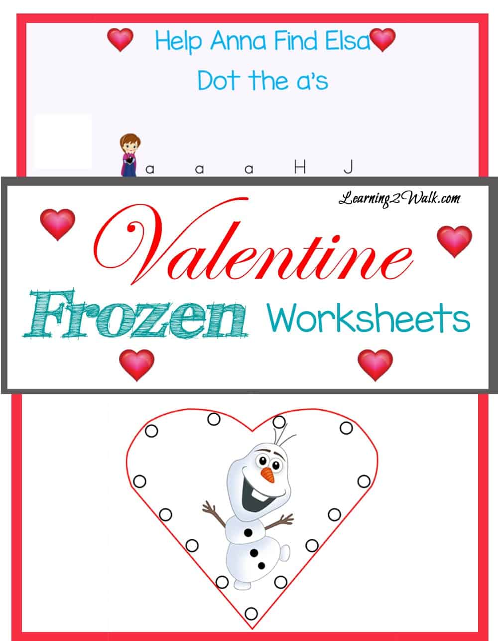 Free FROZEN Learning Pack for Toddlers & PreK by Totschooling TPT