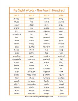 Worksheets by Subject | A Wellspring of Worksheets