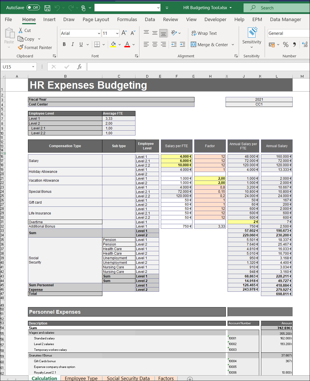 fte calculation worksheet