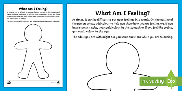 What Am I Feeling? Worksheet (teacher made) - Twinkl