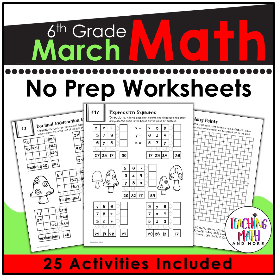 fun 6th grade math worksheet