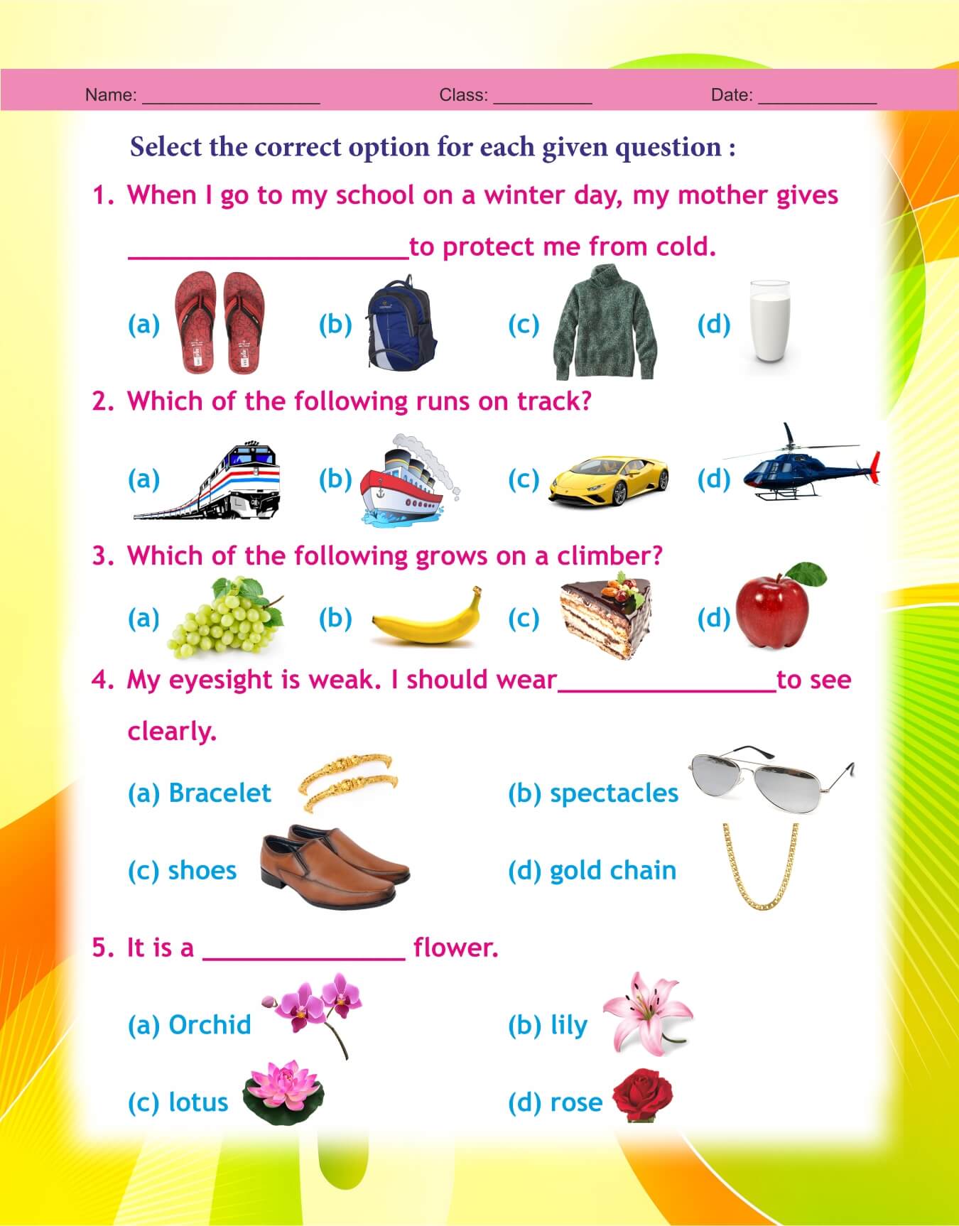 fun activities for kids worksheet