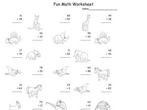 fun addition worksheet