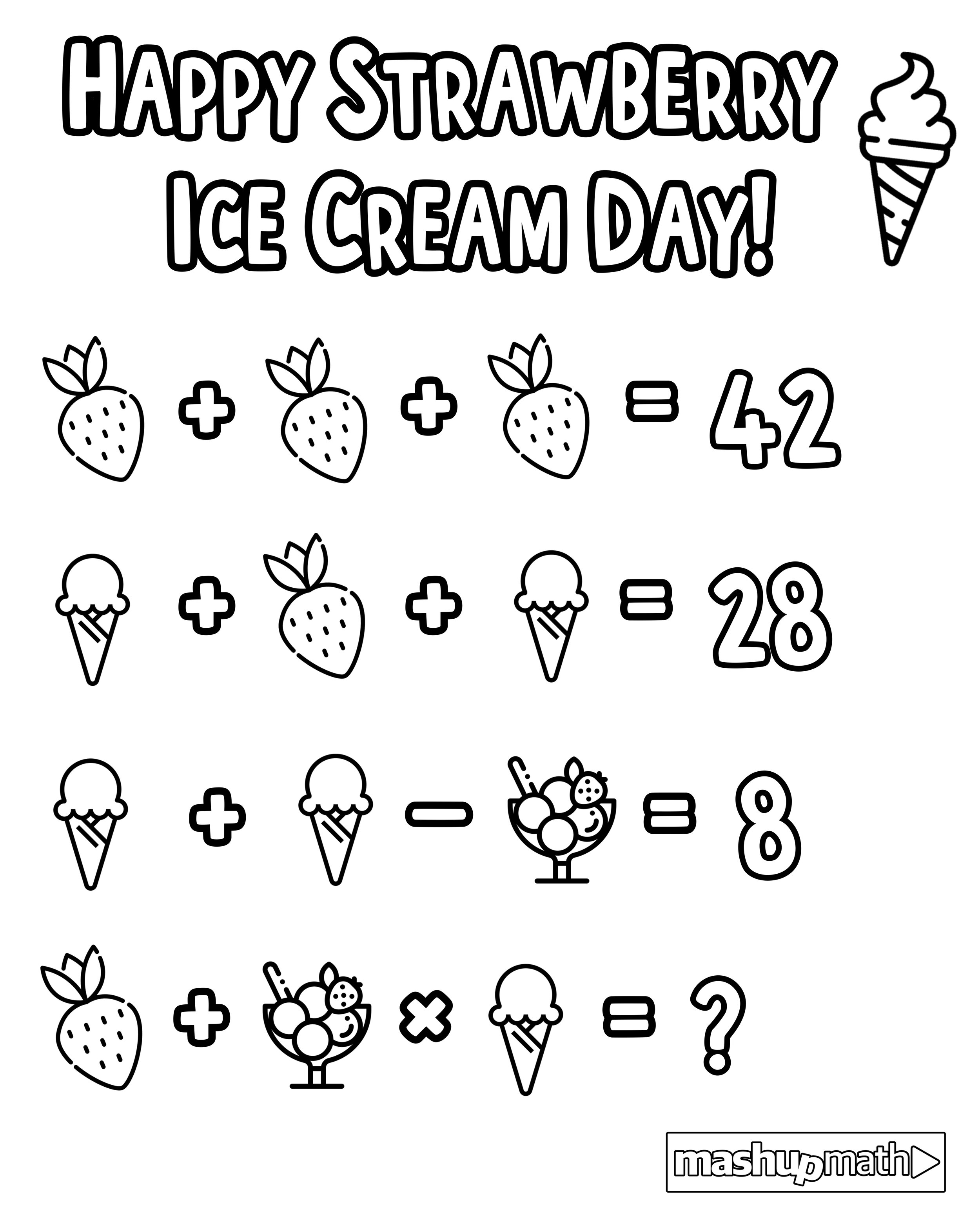 Free Math Coloring Pages for Grades 1-8 — Mashup Math