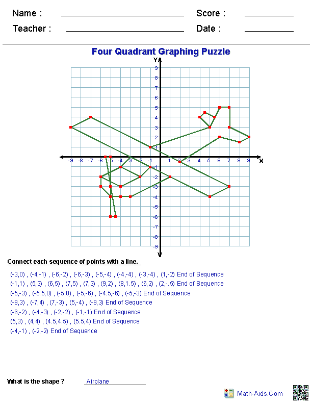 Graphing Worksheets | Graphing Worksheets for Practice