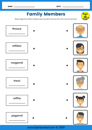 Family Worksheets | Free Printable Family Member Worksheets ...