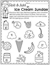 First Grade Summer Worksheets - Planning Playtime