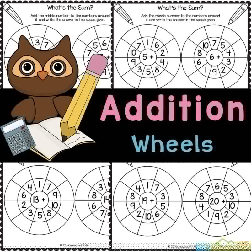 fun for kindergarten addition worksheet