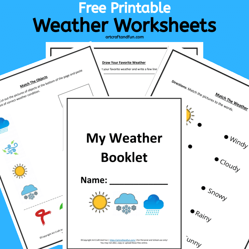 Free Printable Weather Worksheets -