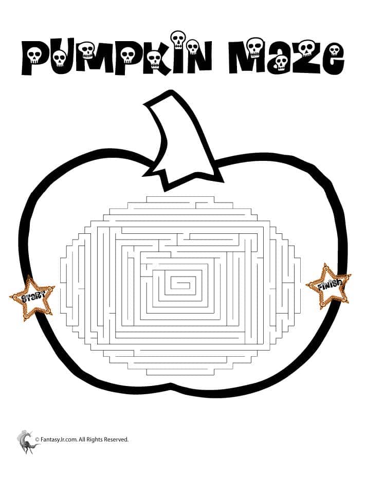 fun halloween worksheet