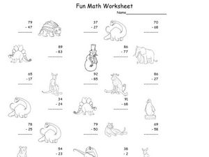 Fun Math 35 Worksheet for 2nd - 4th Grade | Lesson Planet