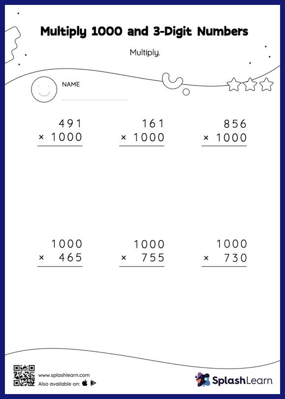 Multiplication Worksheets for 5th Graders Online - SplashLearn