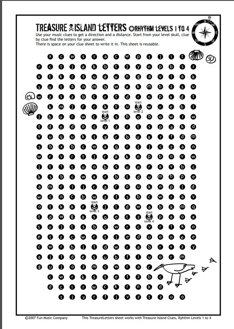 Music worksheets