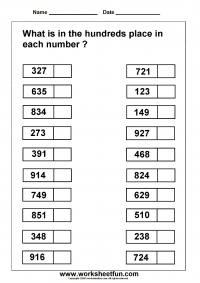 place value / FREE Printable Worksheets - Worksheetfun