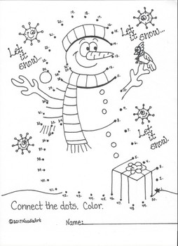 Wintertime Math Worksheets for Kindergarten Fun by NoodlzArt | TPT