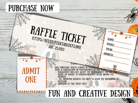 fun printable raffle tickets