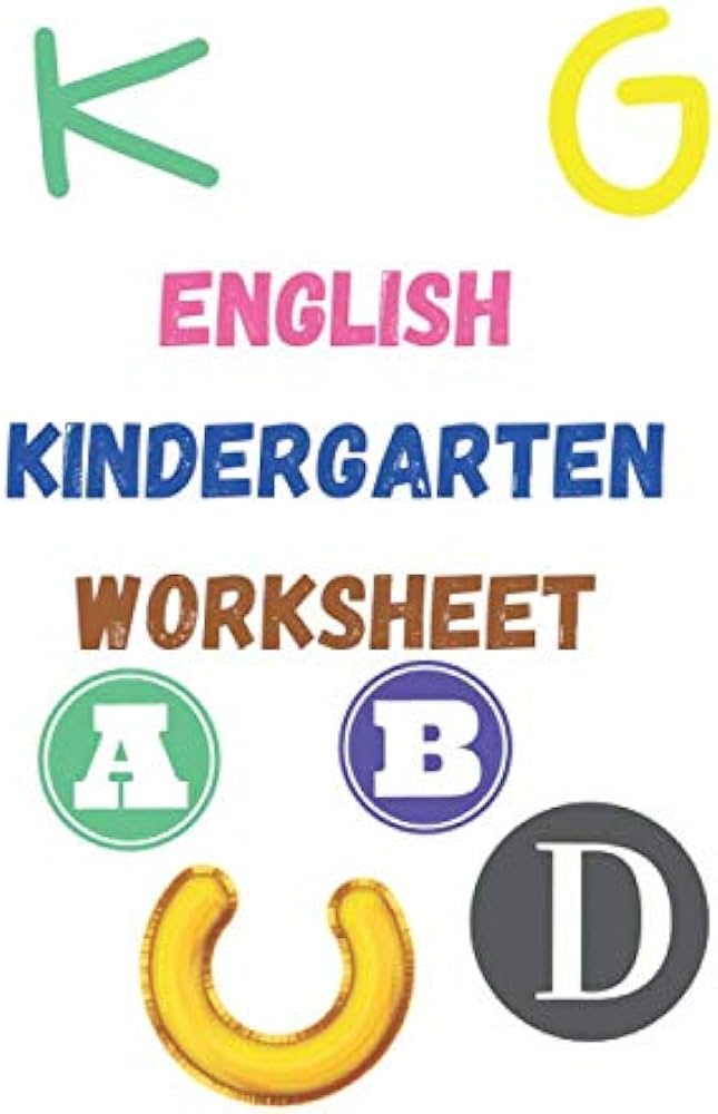 fun printable worksheet for kindergarten
