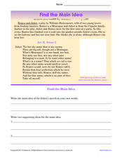Romeo and Juliet Lesson Plans &  Worksheets | Lesson Planet
