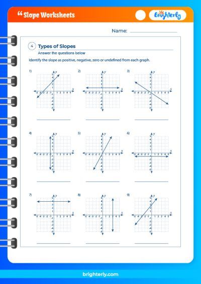All You Need To Know About Slope Worksheets [PDFs] Brighterly.com