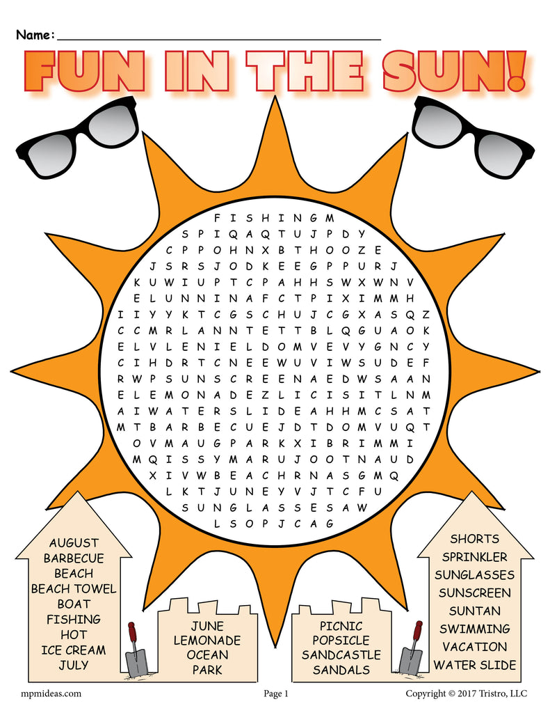 fun word searches