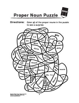 Proper Nouns Activities &  Worksheets - 2nd Grade ELA Practice + ...