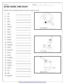 Science Worksheets